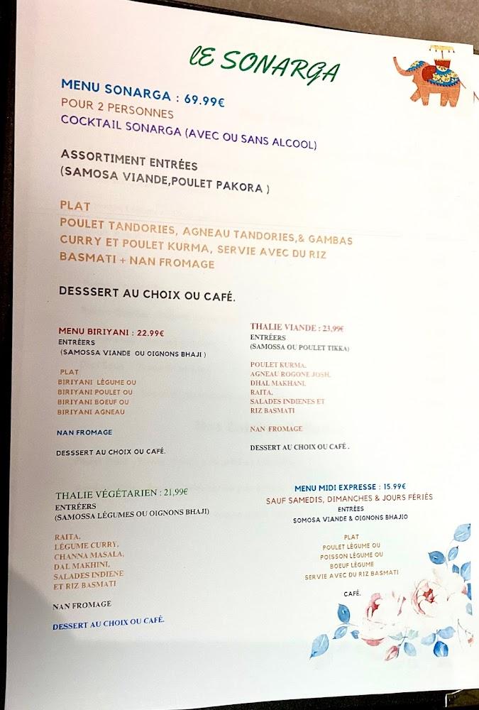 TRADITIONAL INDIAN FOOD - Menu Image 3